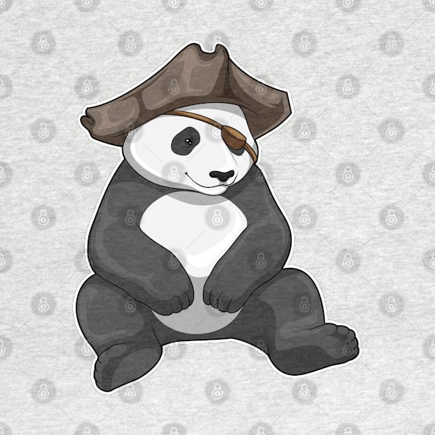 Panda Pirate Pirate hat by Markus Schnabel